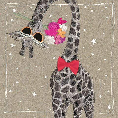 Fancy Pants Zoo VIII White Modern Wood Framed Art Print with Double Matting by Gower, Hammond