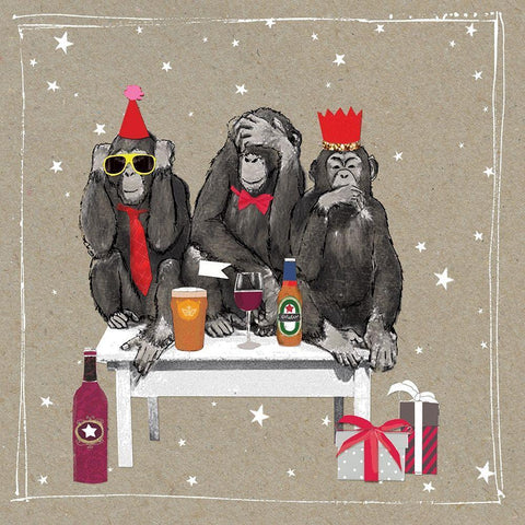 Fancy Pants Zoo XI Black Ornate Wood Framed Art Print with Double Matting by Gower, Hammond