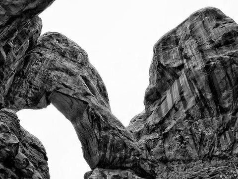 Desert Arches III Black Ornate Wood Framed Art Print with Double Matting by Guthrie, Jenna