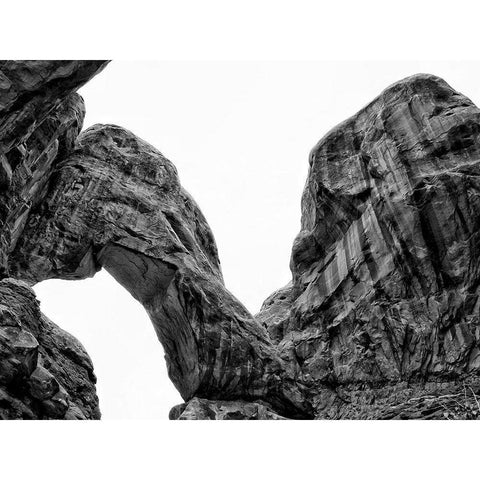 Desert Arches III White Modern Wood Framed Art Print by Guthrie, Jenna