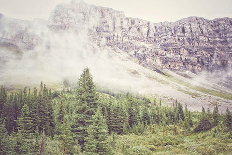 Banff III White Modern Wood Framed Art Print with Double Matting by Guthrie, Jenna