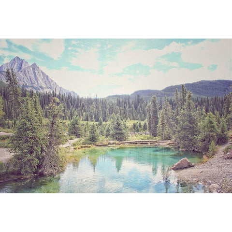 Banff IV Gold Ornate Wood Framed Art Print with Double Matting by Guthrie, Jenna