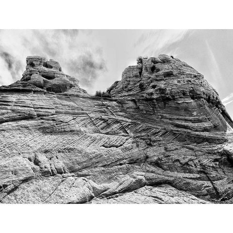 Canyon Lands I Black Modern Wood Framed Art Print by Guthrie, Jenna