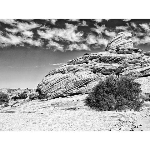 Canyon Lands II Black Modern Wood Framed Art Print by Guthrie, Jenna