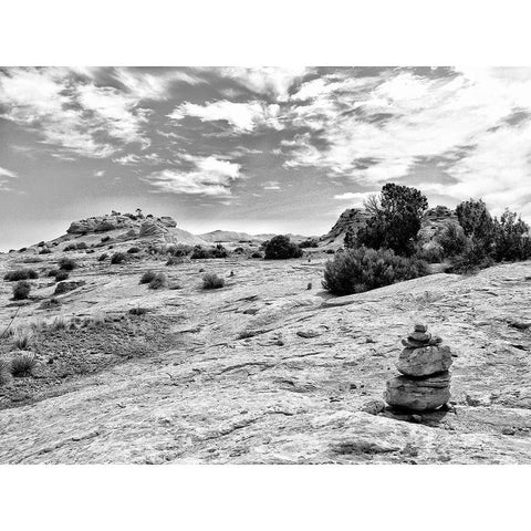 Canyon Lands III Black Modern Wood Framed Art Print by Guthrie, Jenna