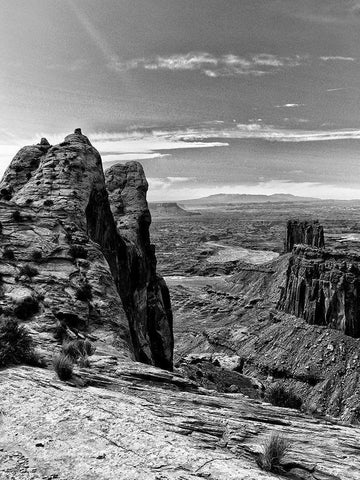 Canyon Lands VII Black Ornate Wood Framed Art Print with Double Matting by Guthrie, Jenna