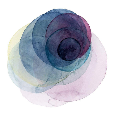 Evolving Planets III Black Modern Wood Framed Art Print by Popp, Grace