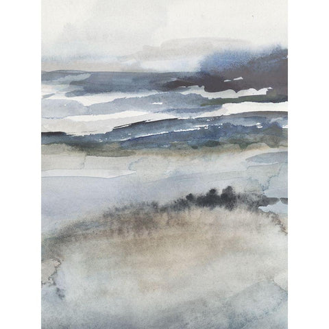 Neutral Salt Spray II Gold Ornate Wood Framed Art Print with Double Matting by Borges, Victoria