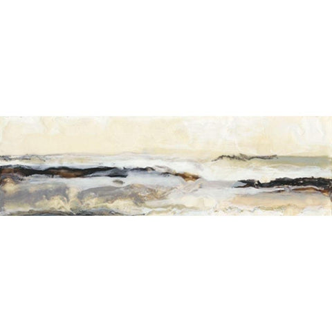 Joyful Horizon I Black Modern Wood Framed Art Print by Bramma, Lila