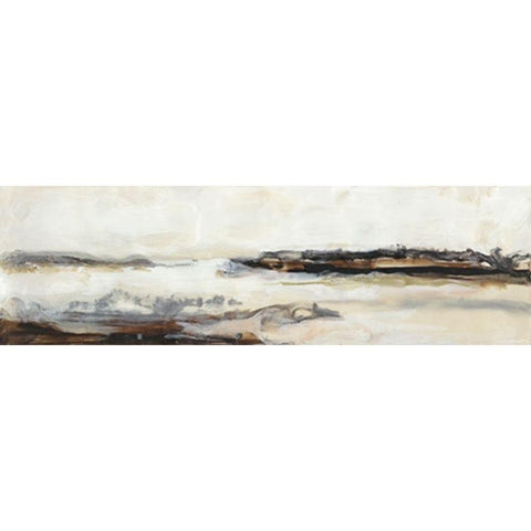 Joyful Horizon II White Modern Wood Framed Art Print by Bramma, Lila