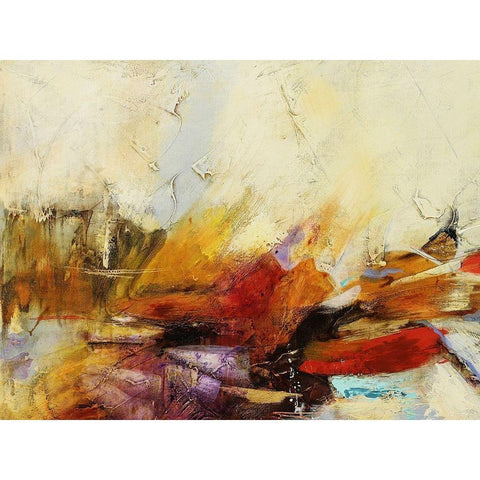 Feteen II White Modern Wood Framed Art Print by Villarreal, Gabriela