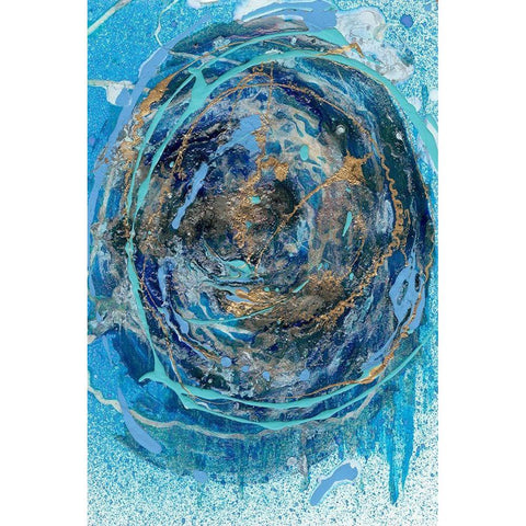 Waterspout III Black Modern Wood Framed Art Print by Ludwig, Alicia