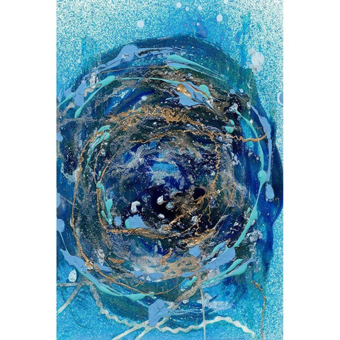 Waterspout IV White Modern Wood Framed Art Print by Ludwig, Alicia