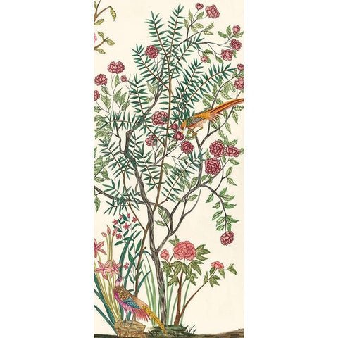 Traditional Chinoiserie III White Modern Wood Framed Art Print by Wang, Melissa