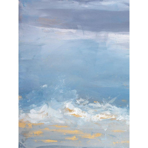 Just Before Dusk I White Modern Wood Framed Art Print by Contacessi, Julia