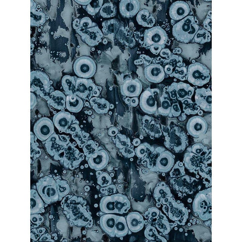Affix III Black Modern Wood Framed Art Print with Double Matting by Guthrie, Jenna