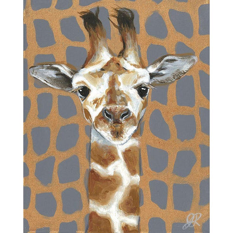 Animal Patterns I White Modern Wood Framed Art Print by Rutledge, Jennifer