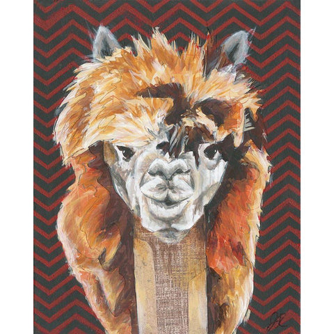 Animal Patterns III White Modern Wood Framed Art Print by Rutledge, Jennifer