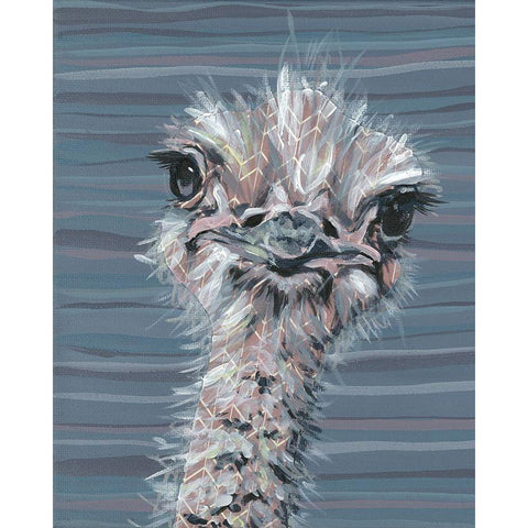 Animal Patterns V White Modern Wood Framed Art Print by Rutledge, Jennifer