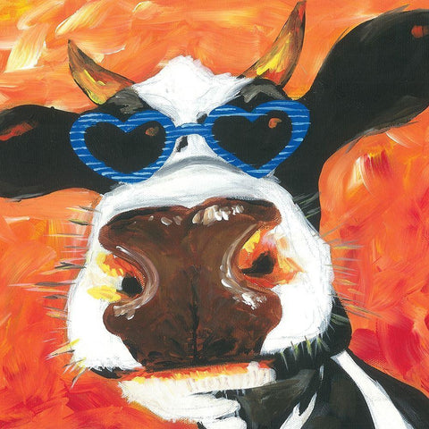 Dapper Animal V White Modern Wood Framed Art Print by Rutledge, Jennifer