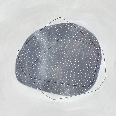 Speckle II Black Modern Wood Framed Art Print by Scarvey, Emma