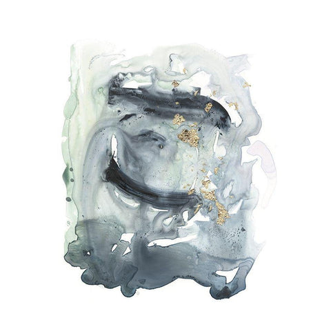 Archipelago II White Modern Wood Framed Art Print by Borges, Victoria