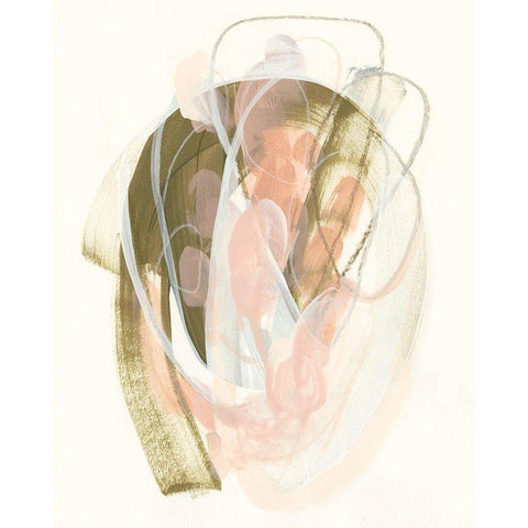 Hyacinth Gesture IV Black Modern Wood Framed Art Print with Double Matting by Vess, June Erica