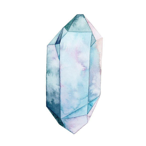 Twilight Gem I White Modern Wood Framed Art Print by Popp, Grace