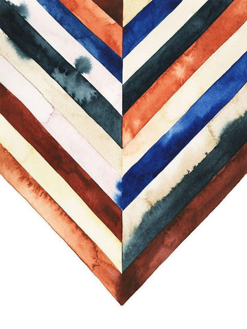 Desert Layers I Black Ornate Wood Framed Art Print with Double Matting by Popp, Grace