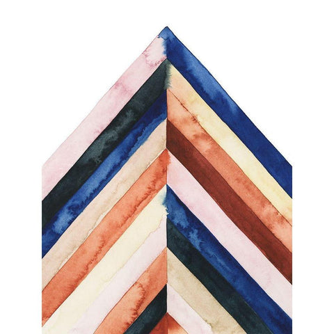 Desert Layers II Gold Ornate Wood Framed Art Print with Double Matting by Popp, Grace