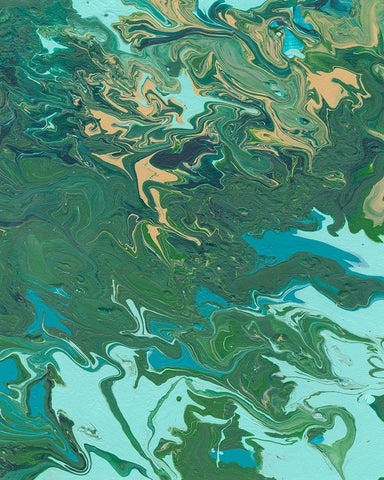 Rambling Sage I Black Ornate Wood Framed Art Print with Double Matting by Moore, Regina