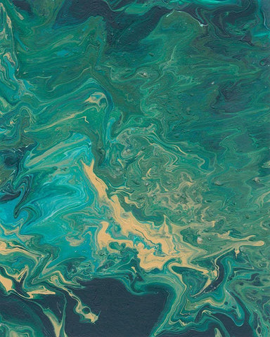 Rambling Sage II White Modern Wood Framed Art Print with Double Matting by Moore, Regina