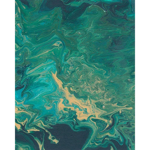 Rambling Sage II Black Modern Wood Framed Art Print with Double Matting by Moore, Regina