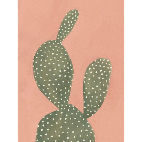 Coral Cacti I Gold Ornate Wood Framed Art Print with Double Matting by Scarvey, Emma