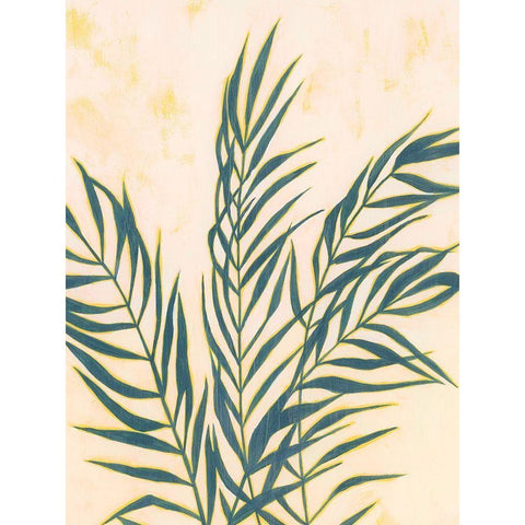 Sunset Fronds I Gold Ornate Wood Framed Art Print with Double Matting by Popp, Grace