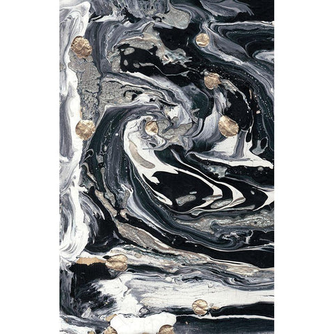 Ebony and Ivory I Black Modern Wood Framed Art Print by Ludwig, Alicia