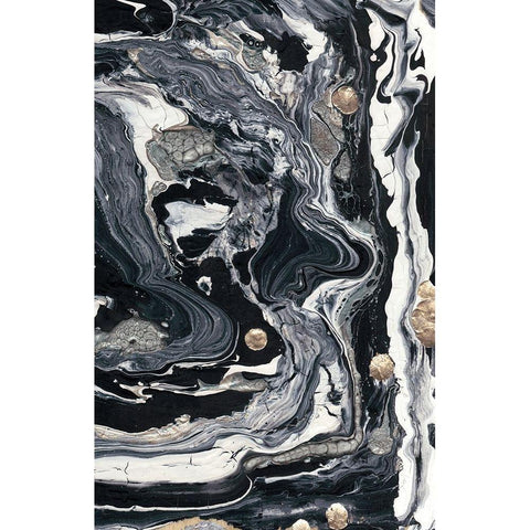 Ebony and Ivory II White Modern Wood Framed Art Print by Ludwig, Alicia