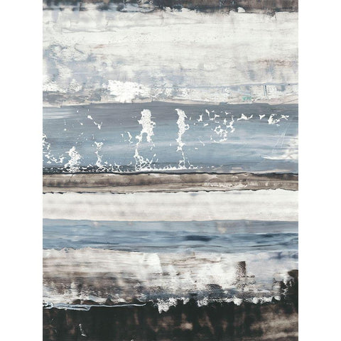 Icy Horizon I White Modern Wood Framed Art Print by Harper, Ethan