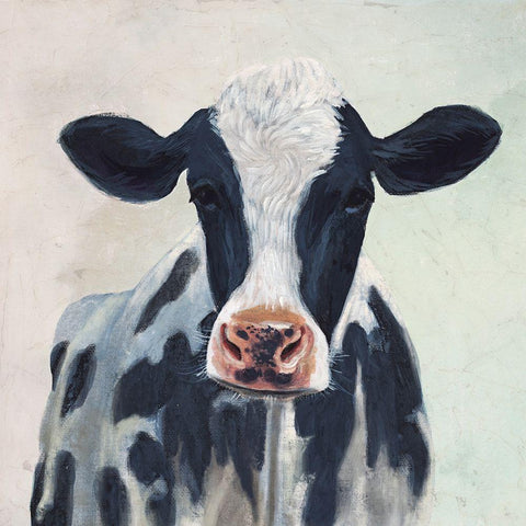 Over the Gate II Black Modern Wood Framed Art Print with Double Matting by Borges, Victoria