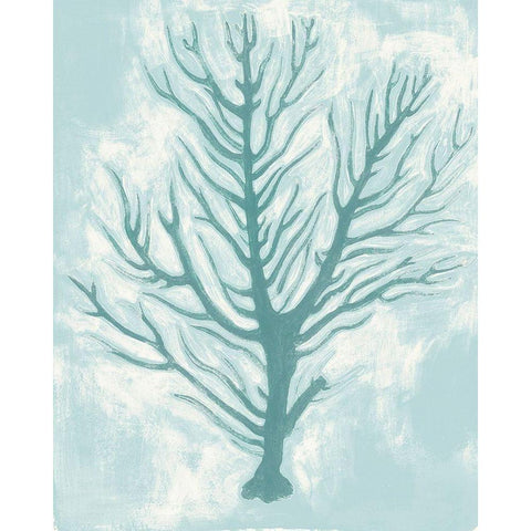 Living Teal I Black Modern Wood Framed Art Print by Popp, Grace