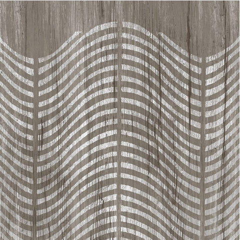 2-UP Weathered Wood Patterns X White Modern Wood Framed Art Print with Double Matting by Vess, June Erica