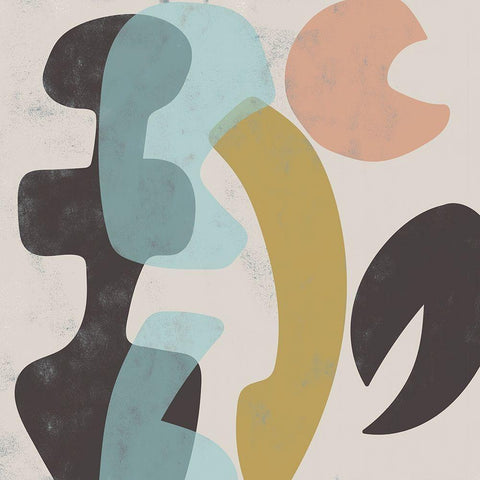 Sass III White Modern Wood Framed Art Print by Zarris, Chariklia