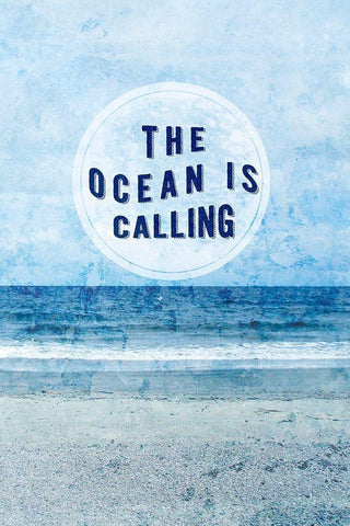 Paradise Sentiment II White Modern Wood Framed Art Print with Double Matting by Fagalde, Jarman