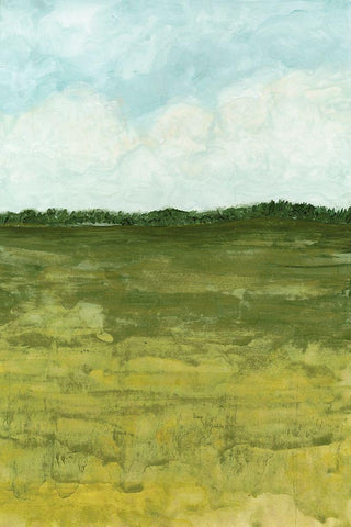 Rustic Country I Black Ornate Wood Framed Art Print with Double Matting by Chandler, Sharon