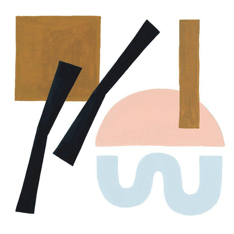 Informal Formation IV Black Modern Wood Framed Art Print by Popp, Grace