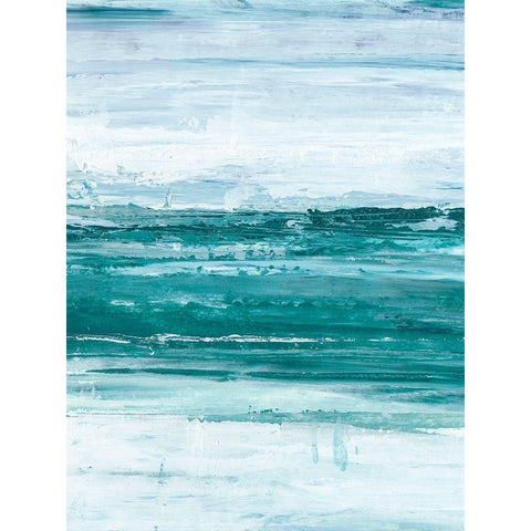 Choppy Waters II White Modern Wood Framed Art Print by Harper, Ethan