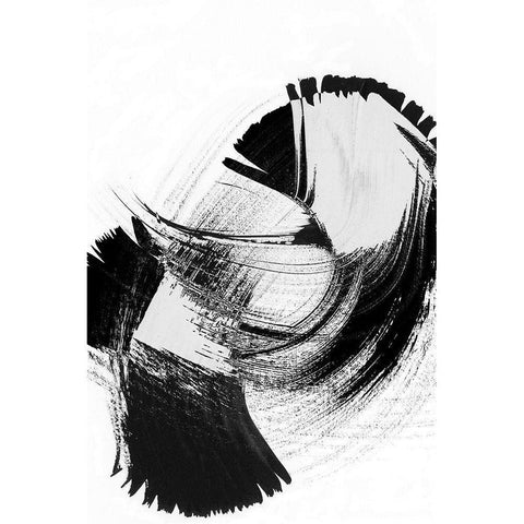 Your Move on White I Black Modern Wood Framed Art Print by Chandler, Sharon