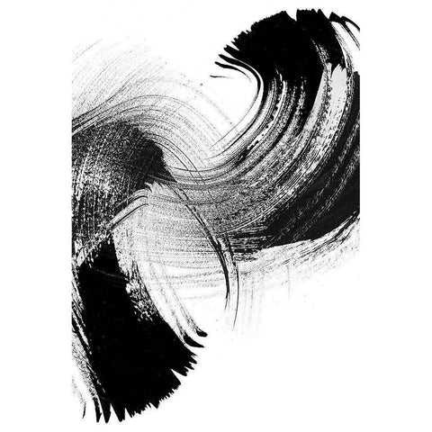 Your Move on White II Black Modern Wood Framed Art Print by Chandler, Sharon