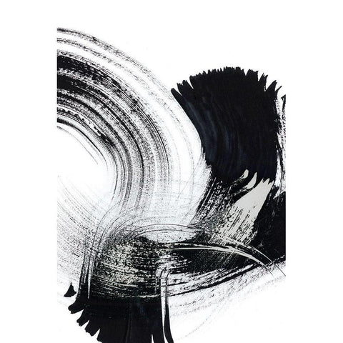 Your Move on White III Black Modern Wood Framed Art Print by Chandler, Sharon