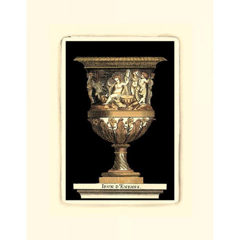 Renaissance Vase II White Modern Wood Framed Art Print by Vision Studio